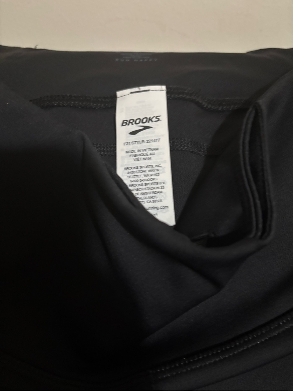 Brooks Black Women's Athletic Shorts